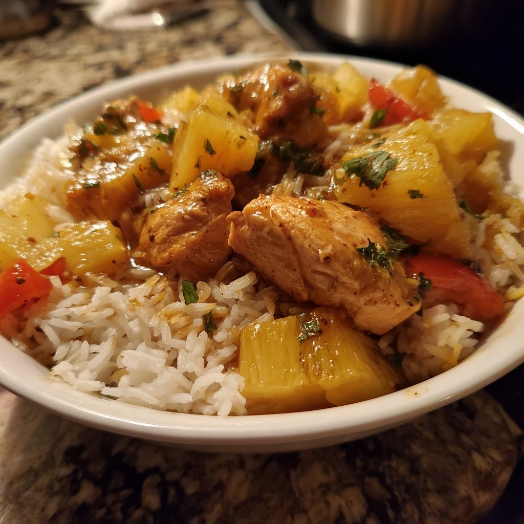 Pineapple Chicken And Rice Meal Prep