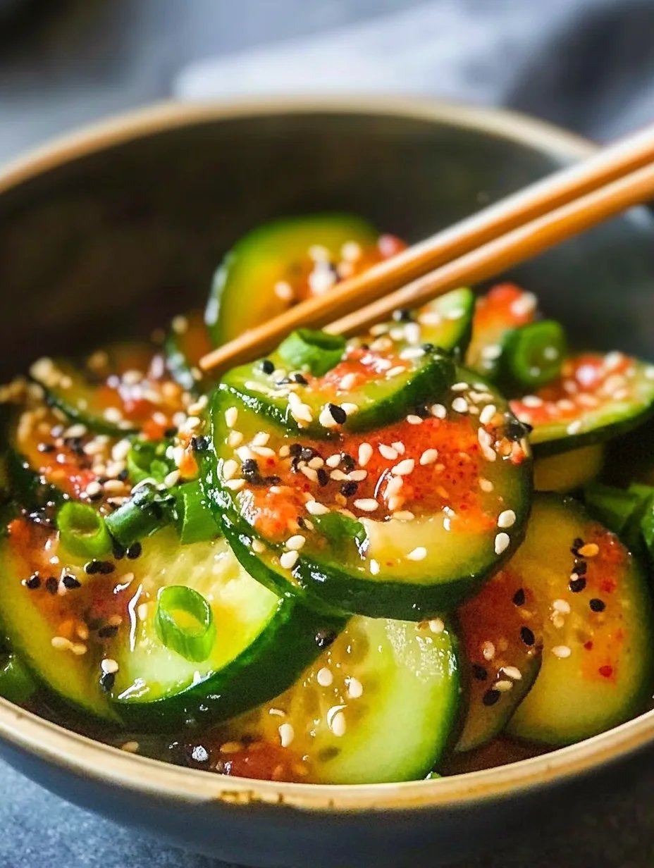 Easy Asian Cucumber Salad