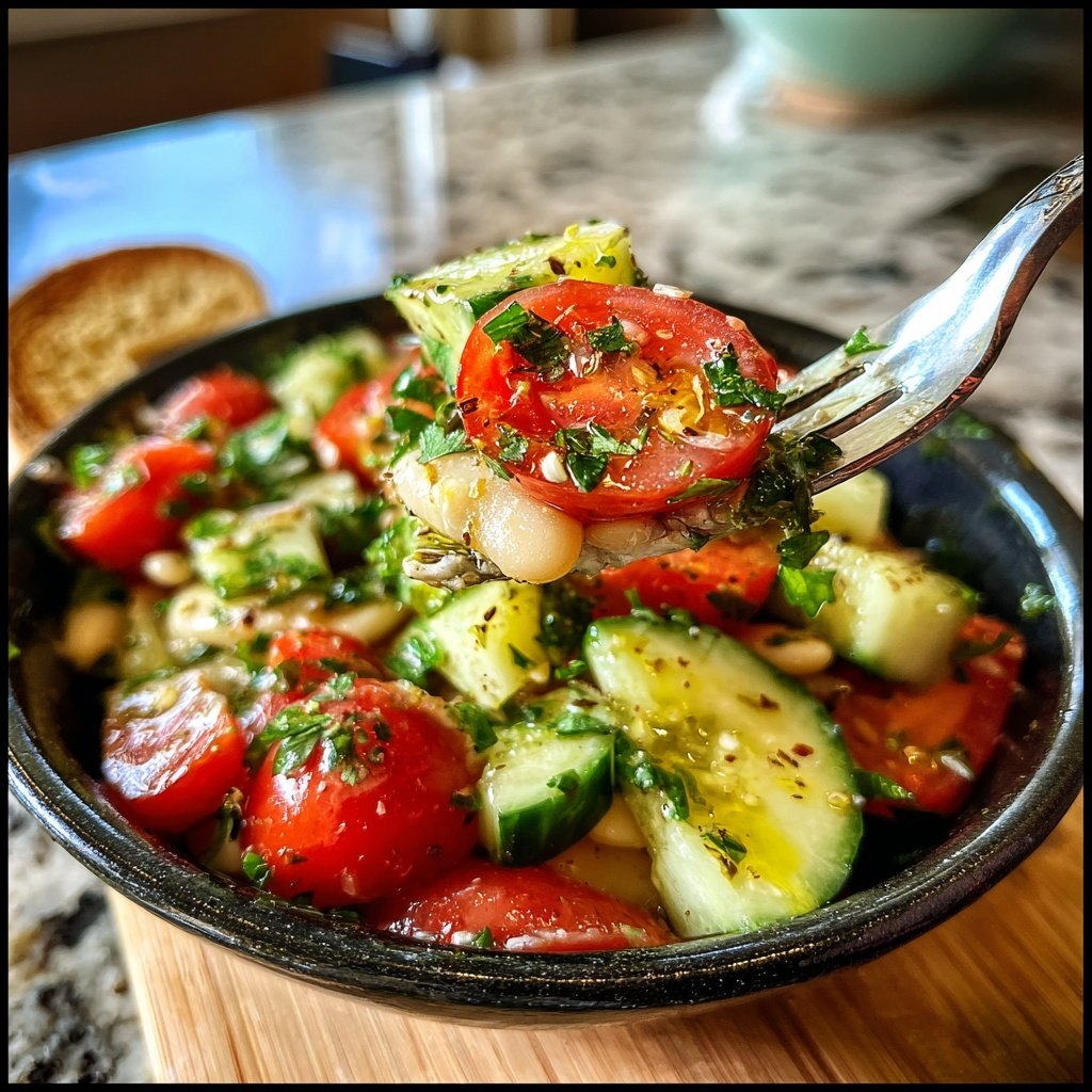 Mediterranean White Bean Salad