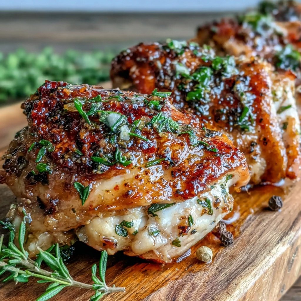 Healthy Lemon Pepper Chicken Thighs