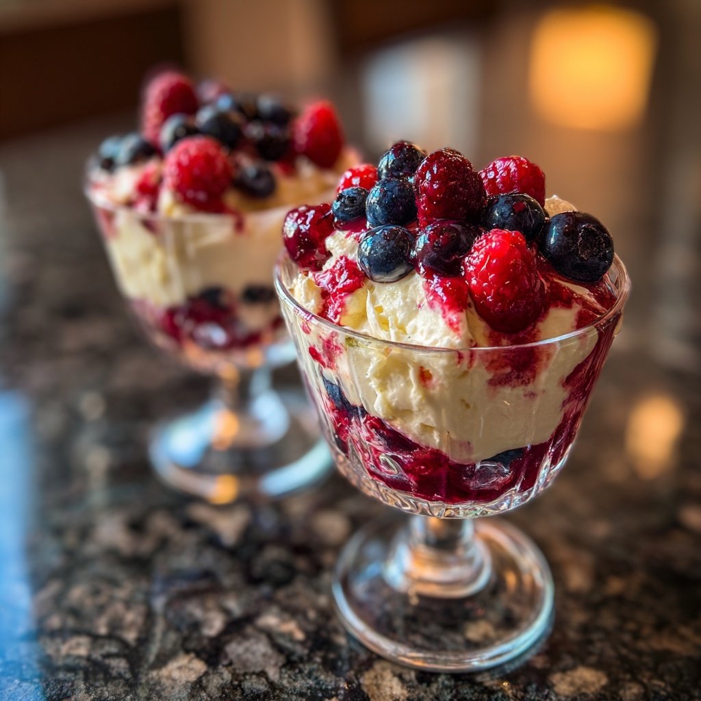 Valentine Breakfast Berry Yogurt Parfaits