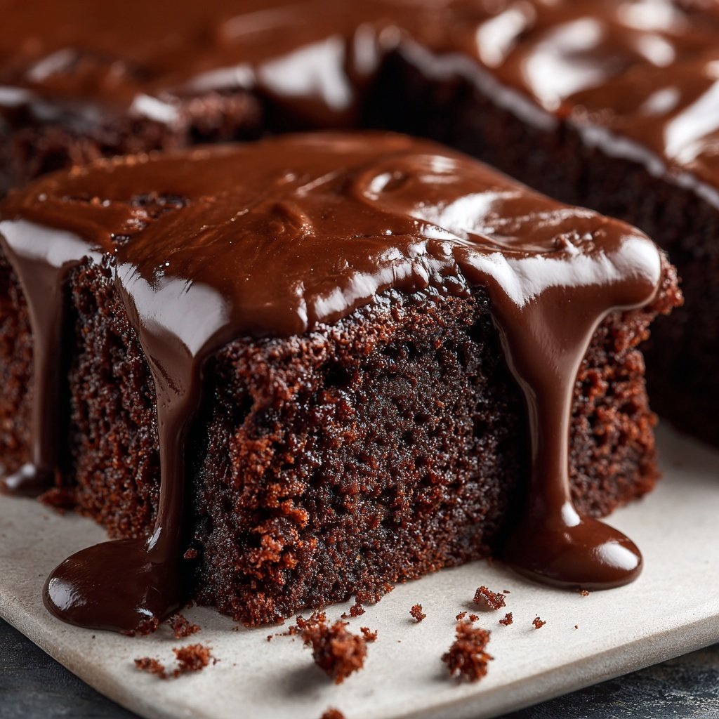Moist Chocolate Sheet Cake With Chocolate Frosting