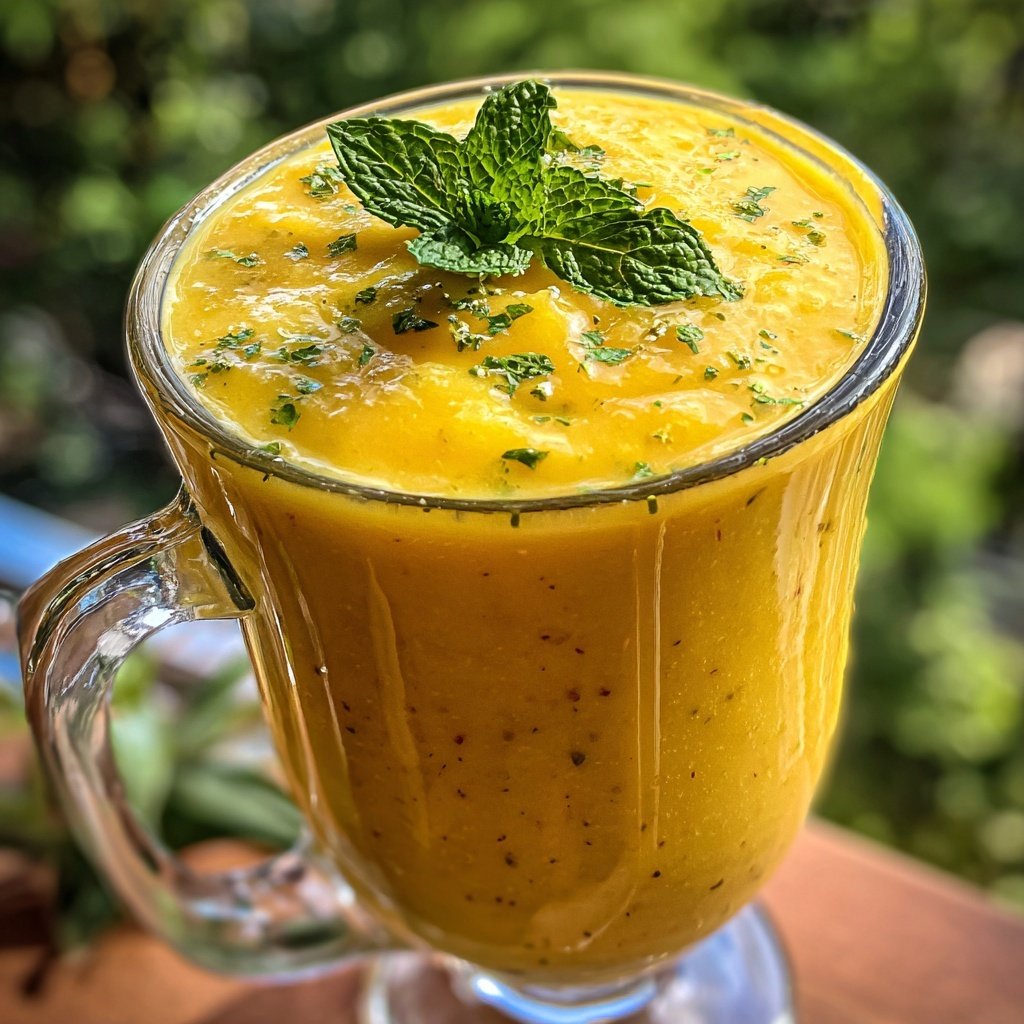 Mango Pineapple Breakfast Smoothie
