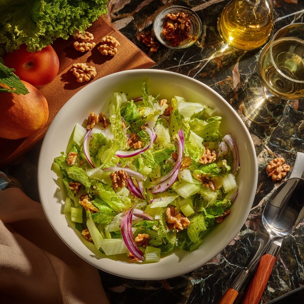 Celery And Walnut Garden Salad