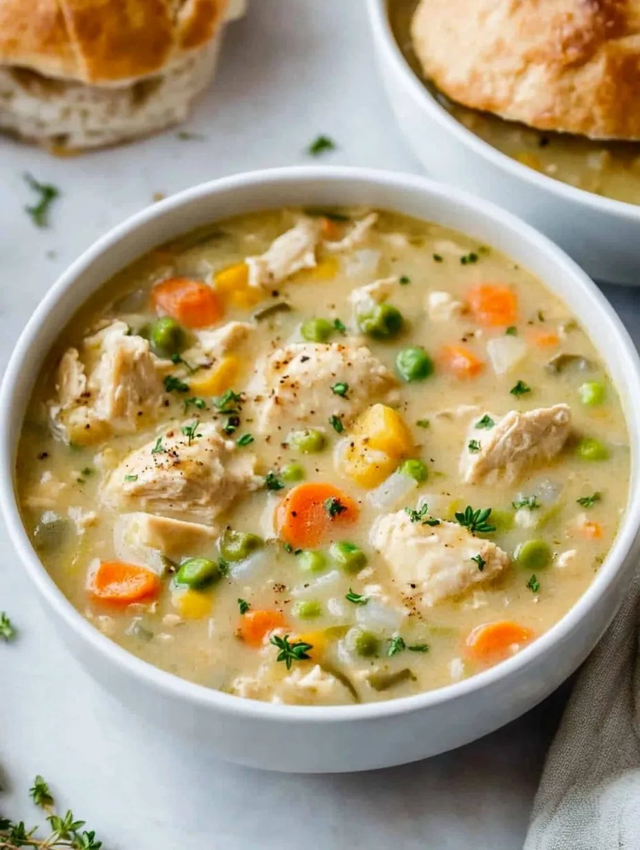 Chicken Pot Pie Soup Recipe