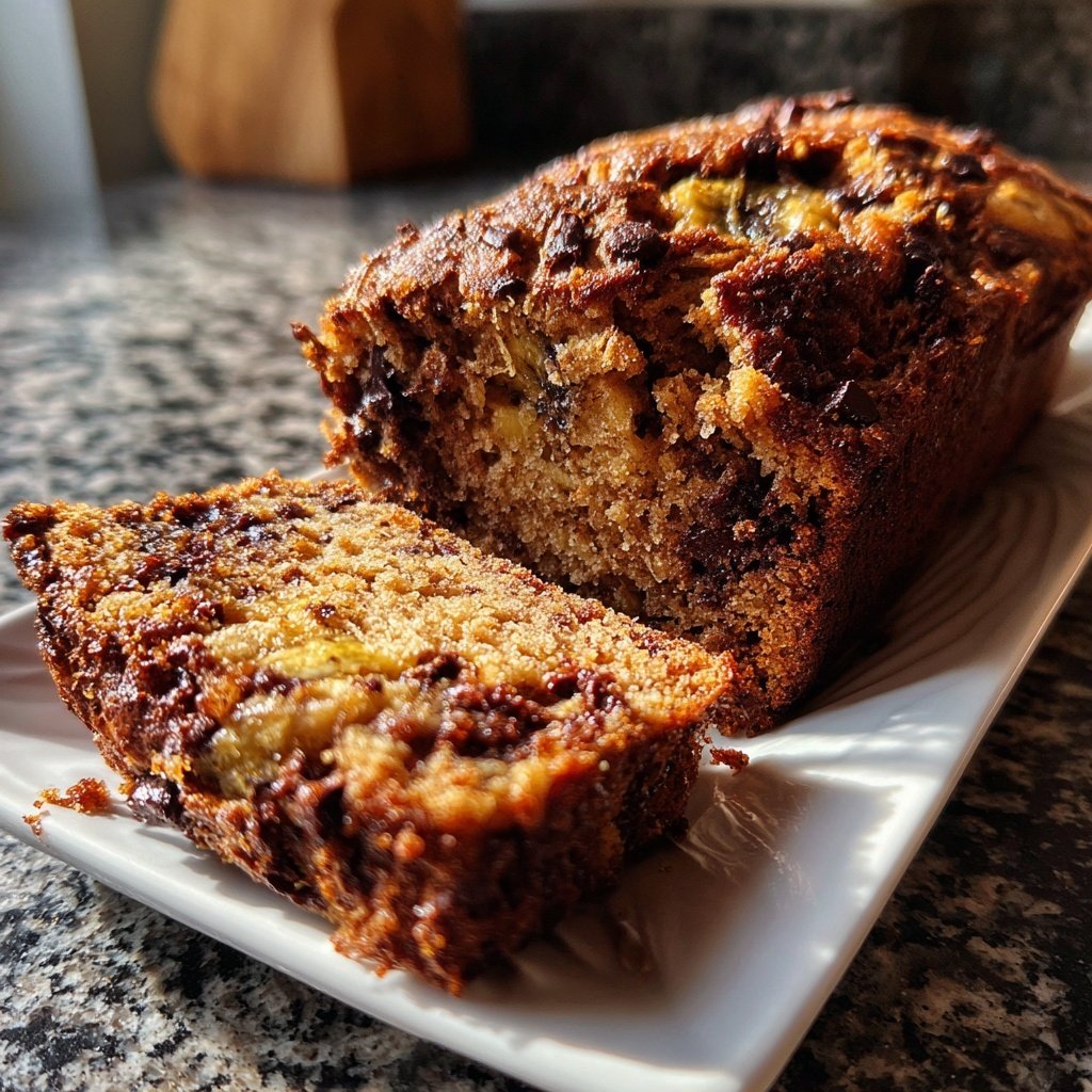 Chocolate Banana Espresso Loaf
