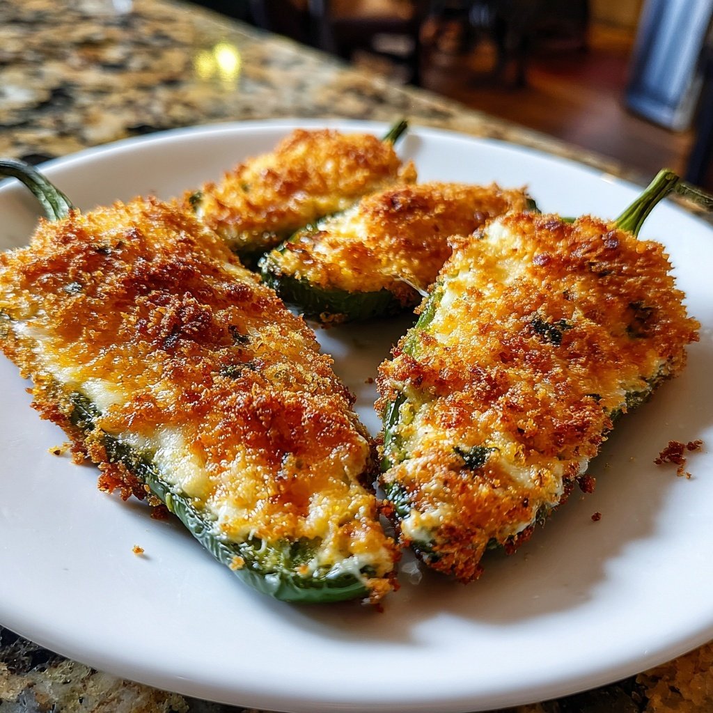 Jalapeno Poppers with Panko Crust